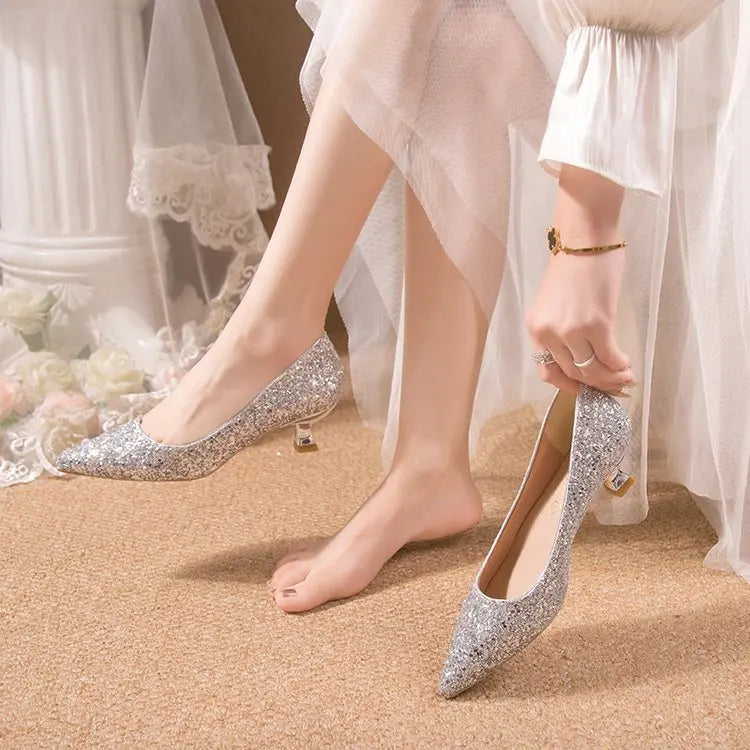 Crystal Wedding High Heels – Bridal Stiletto Pumps for Women Bridal Stiletto Heels Axl