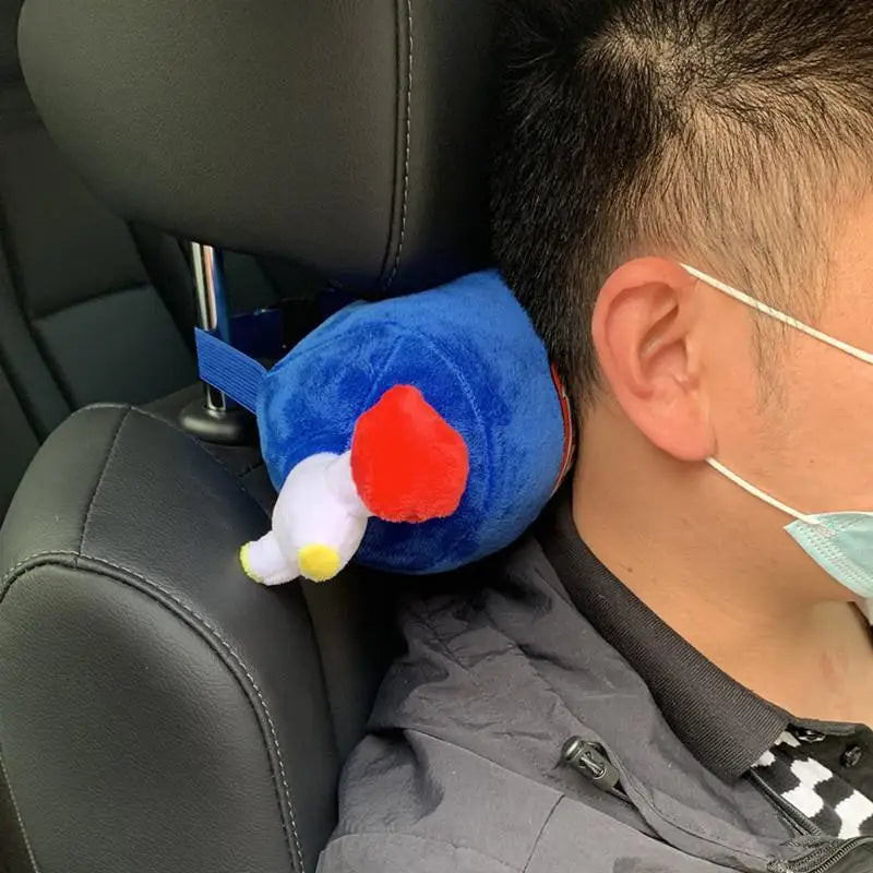 NOS Bottle Plush Car Neck Pillow – Novelty Headrest Cushion Car Neck Pillow Axl