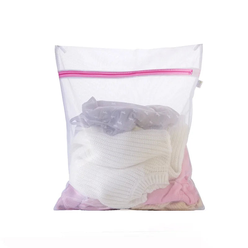Mesh Laundry Bags for Delicates – 2/3/5 Pack Wash & Travel Mesh Laundry Bags Axl 2PCS Pink