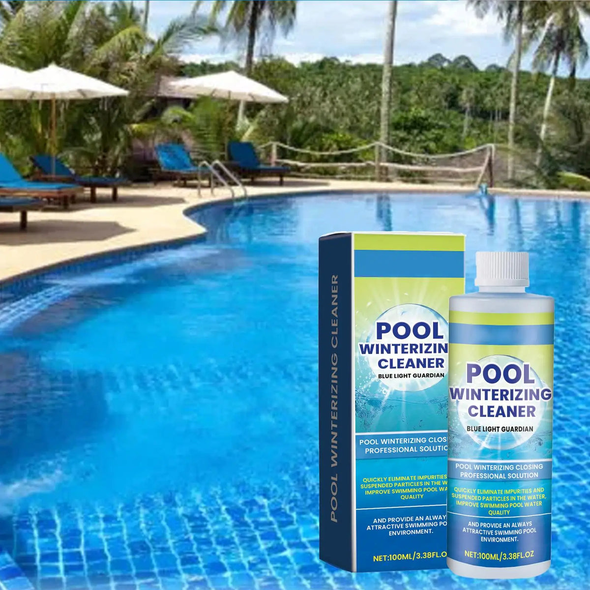 Pool Water Clarifier 100ml – Flocculant for Pools & Hot Tubs Pool Clarifier Axl