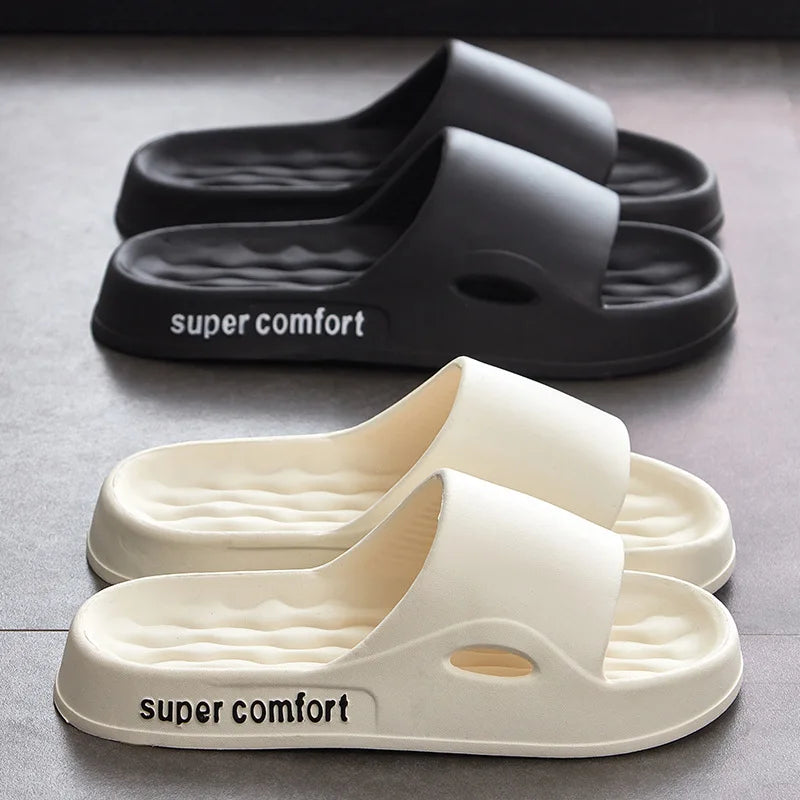 Men's Lightweight EVA Slides – Comfortable Indoor Slippers EVA Slides Slippers Axl