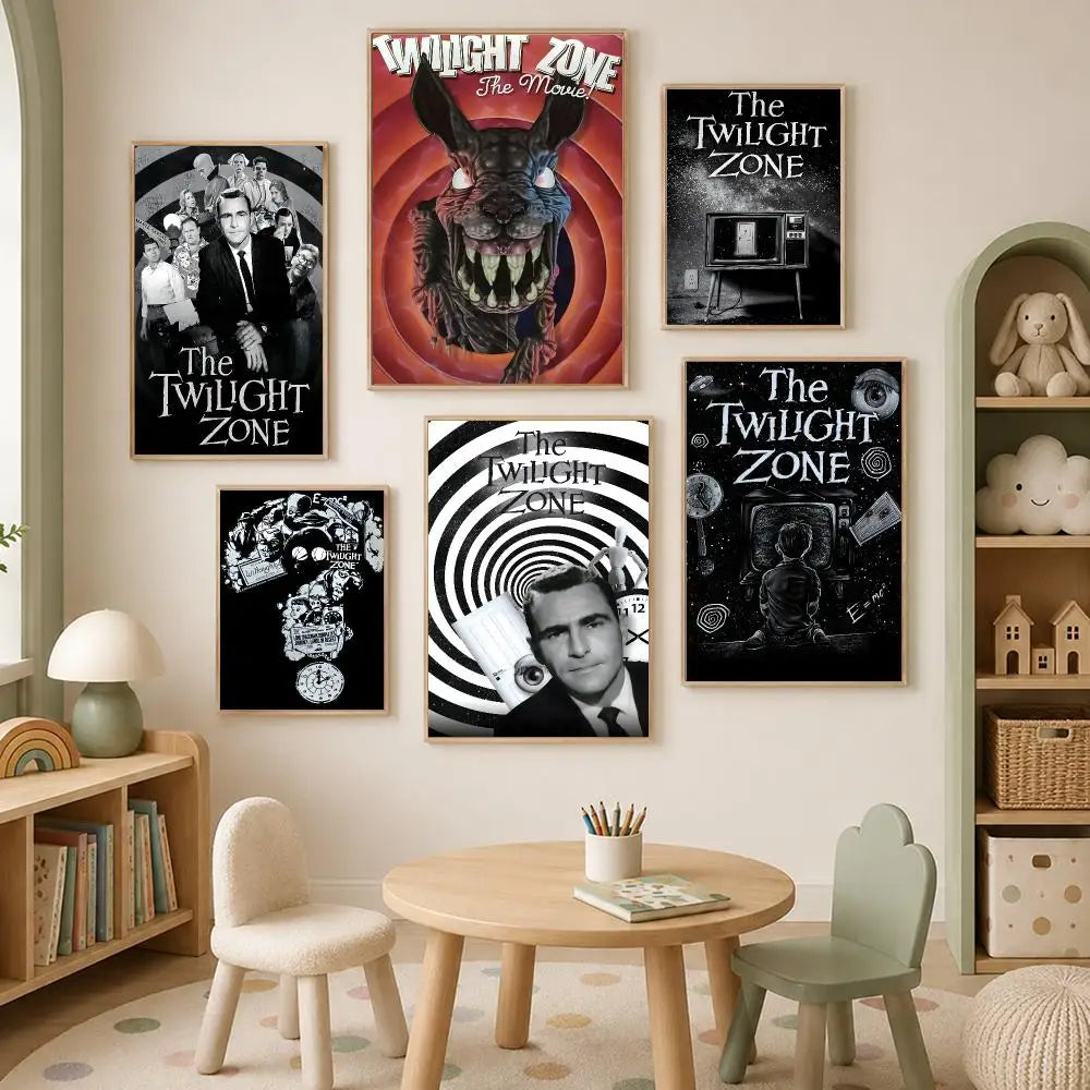 Twilight Zone Wall Art Poster – Self-Stick HD Waterproof Decor Wall Art Poster Axl