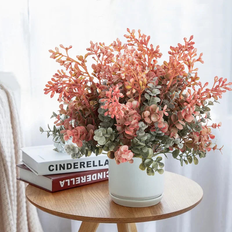 Artificial Eucalyptus Stems for Wedding, Wreath & Home Décor Artificial Floral Stems Axl