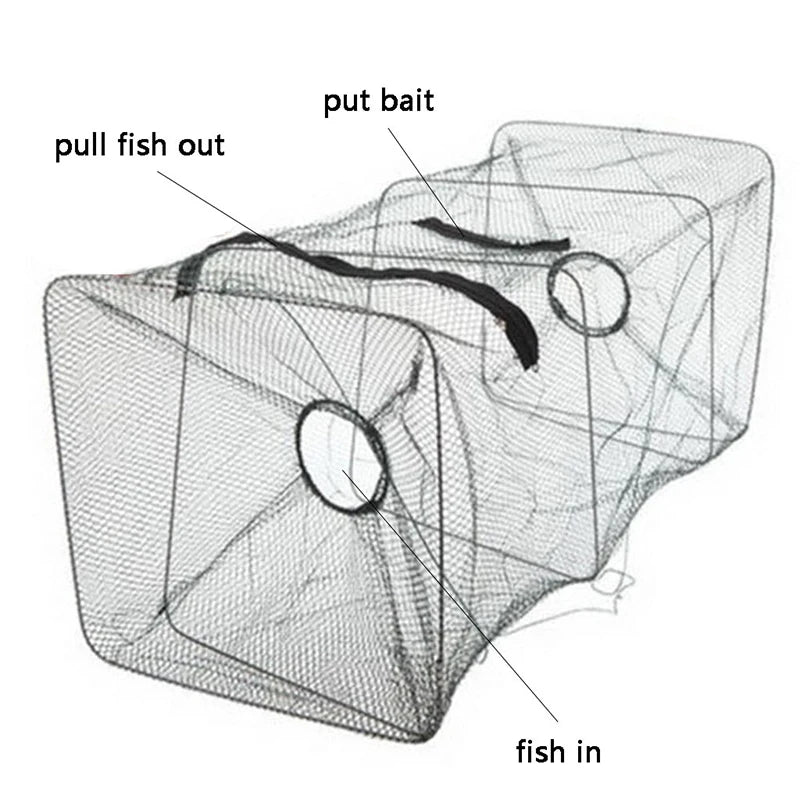 Foldable Fishing Trap Net – Crab, Lobster & Crawfish Catcher Fishing Trap Net Axl