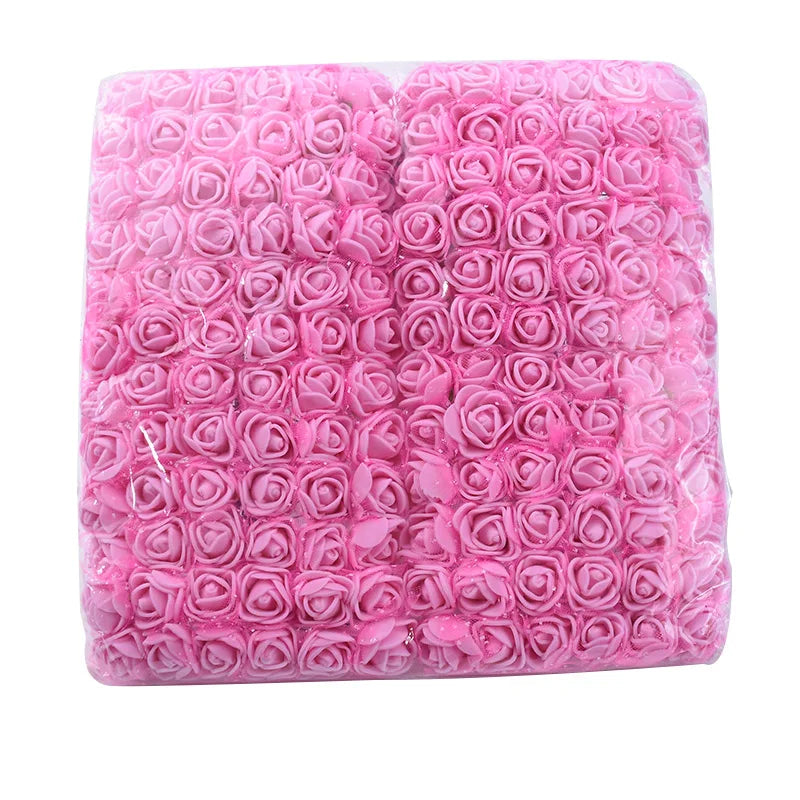 UV-Resistant Foam Rose Artificial Flowers 144 Pcs – DIY Décor Artificial Flower Heads Axl