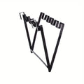Foldable Over-Door Trash Bag Holder | Kitchen Cabinet Rack Door Storage Rack Axl Black