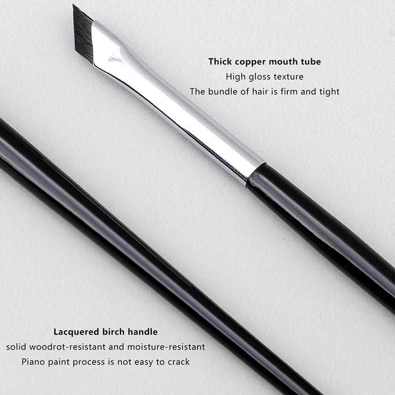 Ultra Thin Angled Eyeliner & Eyebrow Detail Makeup Brush Makeup Brush Axl