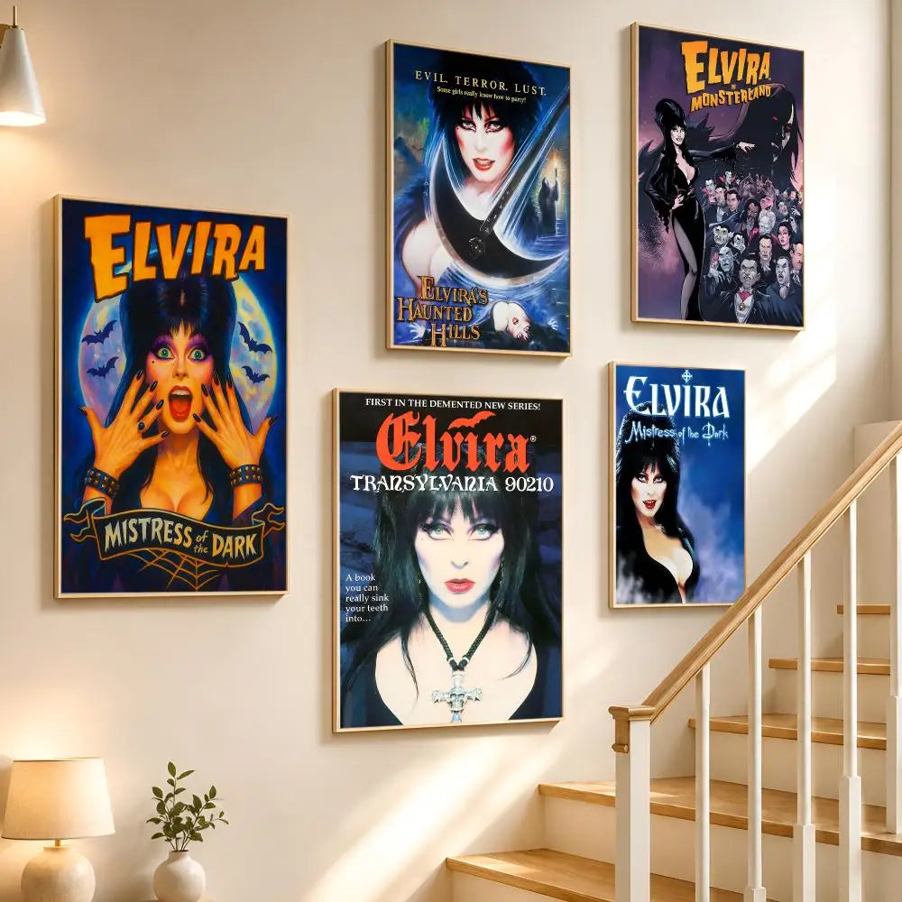 Elvira Mistress of the Dark HD Waterproof Poster Sticker Wall Poster Sticker Axl
