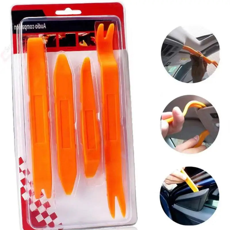 4-Piece Car Interior Trim Removal Tool Set – Panel & Dashboard Auto Trim Removal Tool Axl