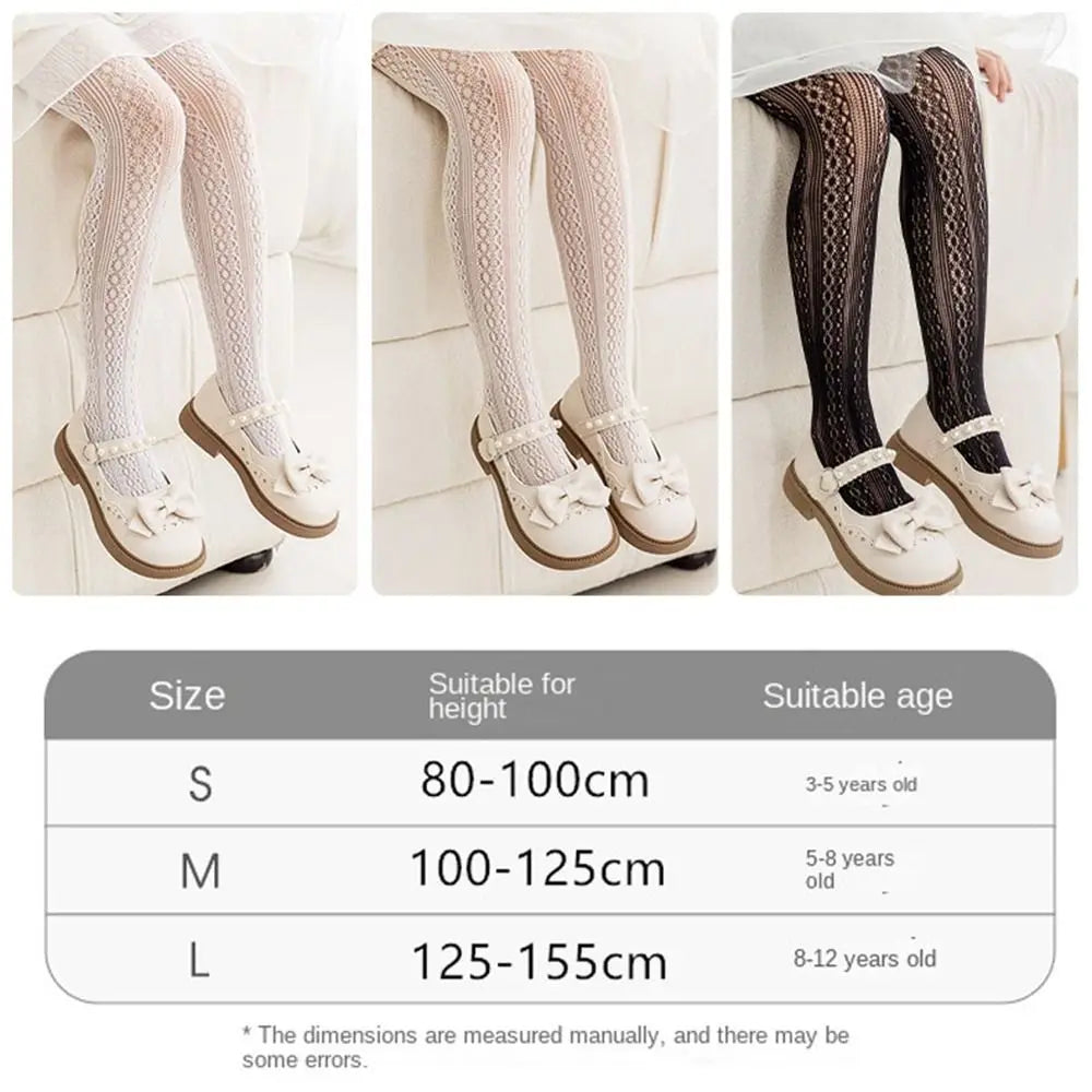 Girls Nylon Mesh Pantyhose – Soft Cartoon Stockings for Kids Kids Pantyhose Axl