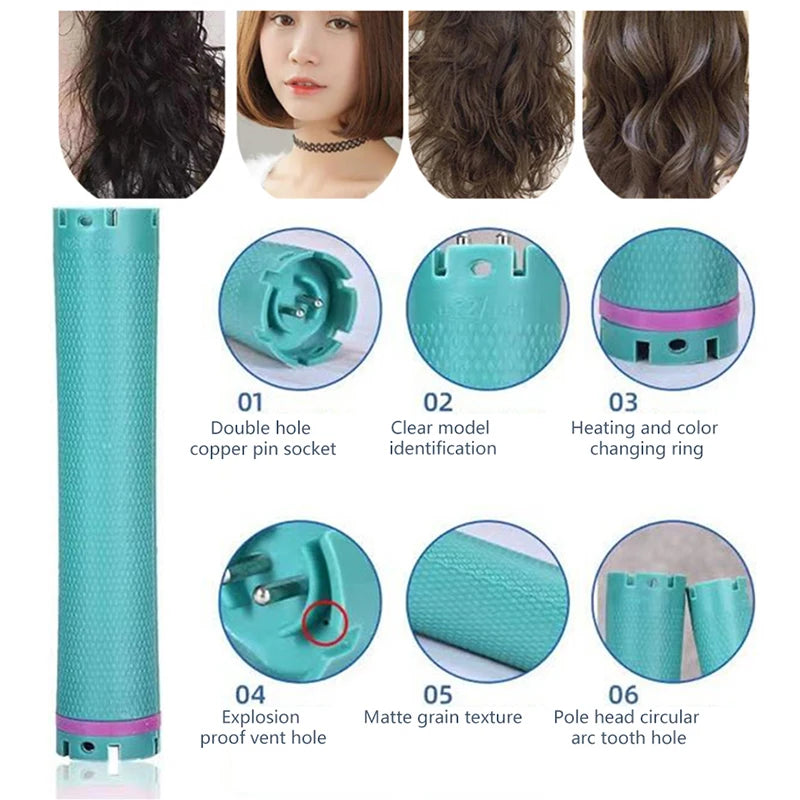 12.5cm Digital Electric Hair Perm Rod – Curl & Wave Styler Electric Hair Perm Rod Axl