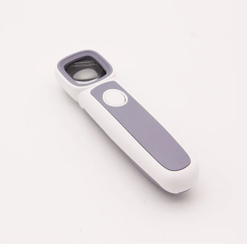 Handheld LED UV Magnifying Glass – HD Square Lens, 500X LED UV Magnifier Axl RJS-18072