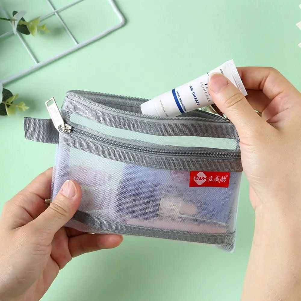 Portable Denim Coin Pouch – Card, Cable & Earphone Organizer Coin & Organizer Pouch Axl