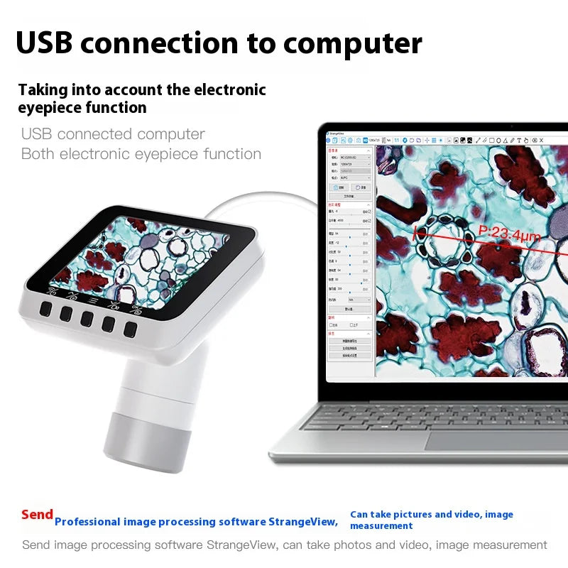 1000X Digital Microscope with 2.8" Screen – Desktop Inspection Digital Microscope Axl