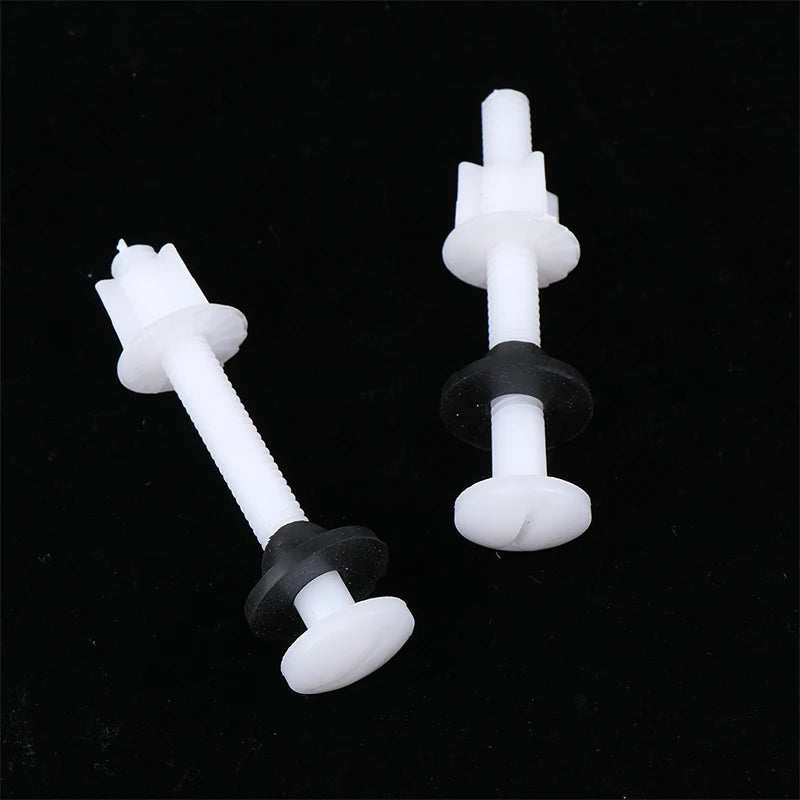 2-Pack Toilet Seat Hinge Repair Bolts Kit – Screws & Washers Toilet Seat Hardware Axl