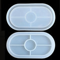 Silicone Epoxy Resin Mold – Oval Coaster & Ashtray DIY Craft Silicone Casting Mold Axl 1pc