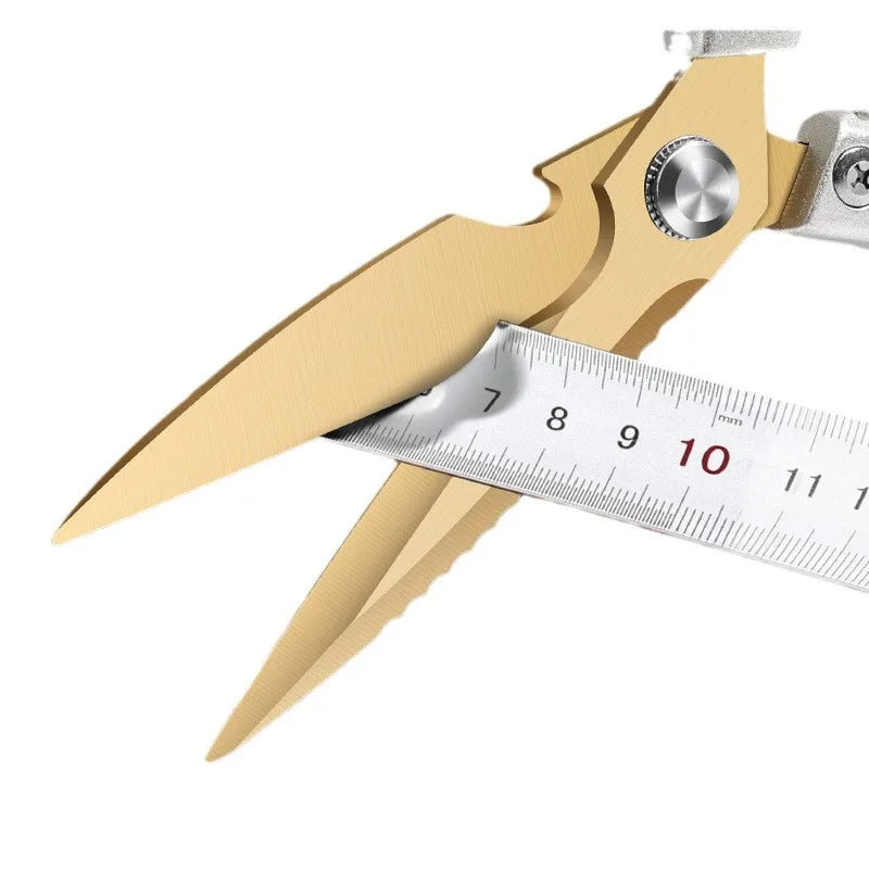 PLYS Gradient Gold Kitchen Scissors – Heavy-Duty Poultry Shears Kitchen Scissors Axl