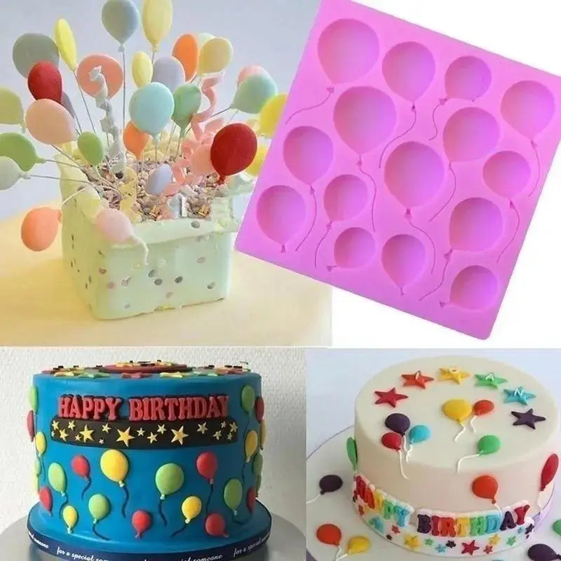 Balloon Silicone Cake Mold – Chocolate & Candy Baking Tool Silicone Baking Mold Axl