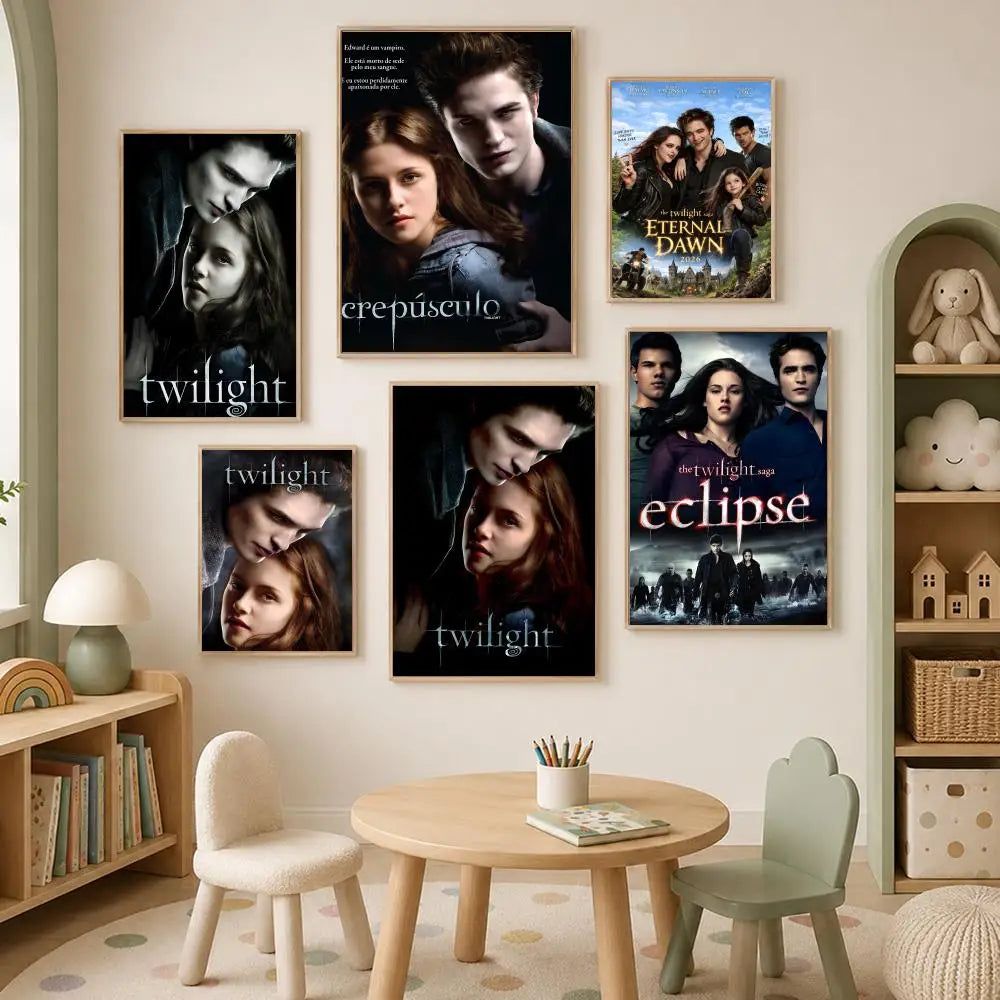 Twilight Movie HD PVC Wall Art Poster – Self-Stick Waterproof Wall Art Poster Axl