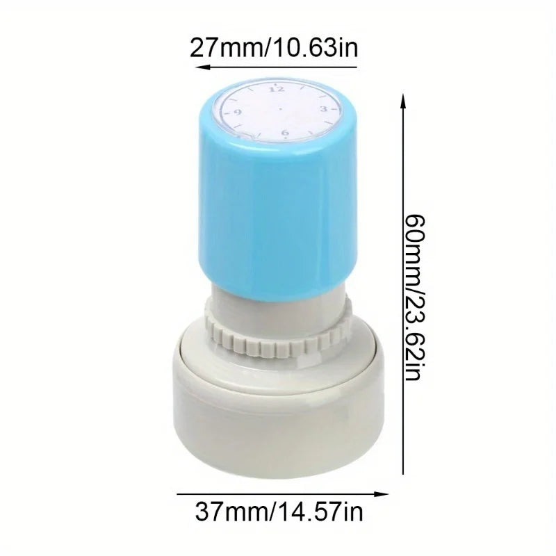 Clock Stamp Teaching Tool for Kids – Learn to Tell Time Seal Teaching Stamp Seal Axl