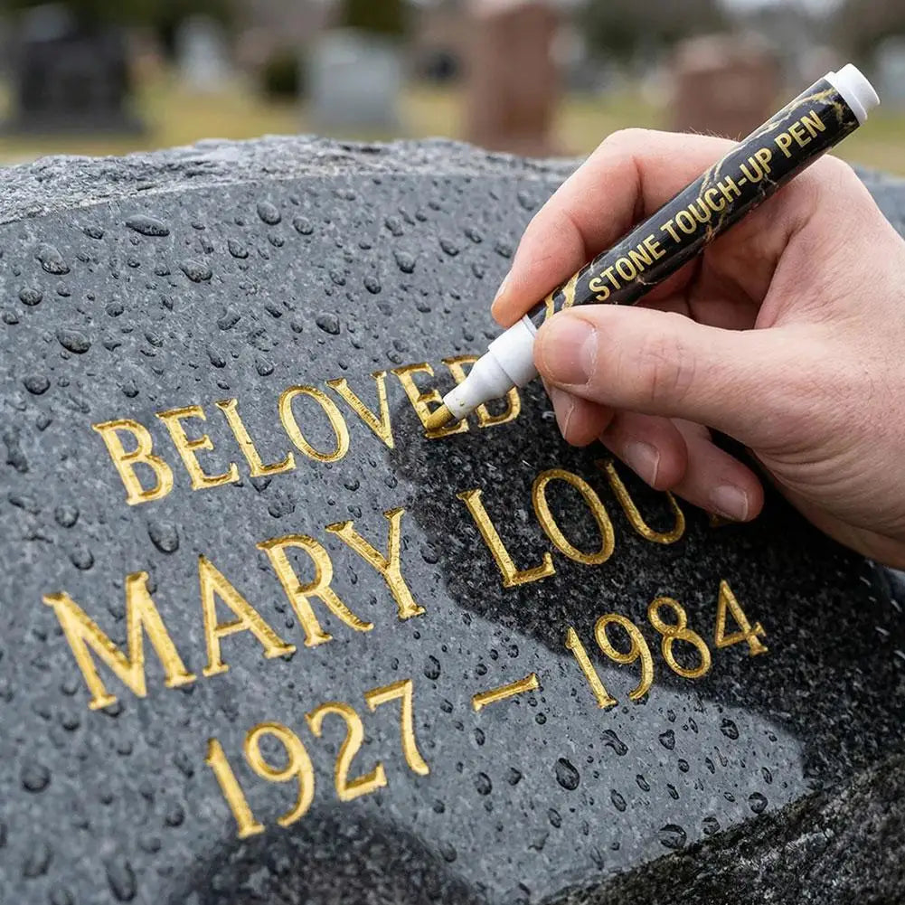 Gold Paint Marker – UV Resistant Waterproof Stone Lettering Pen Paint Marker Pen Axl