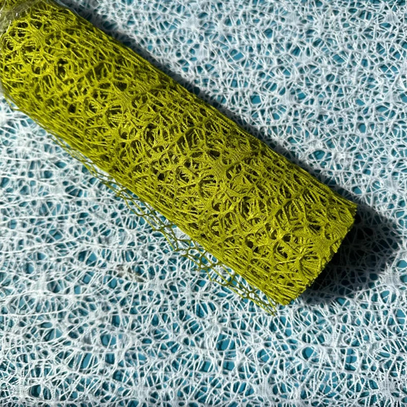 Floral Mesh Wrapping Paper Roll – Hollow Net Bouquet Wrap