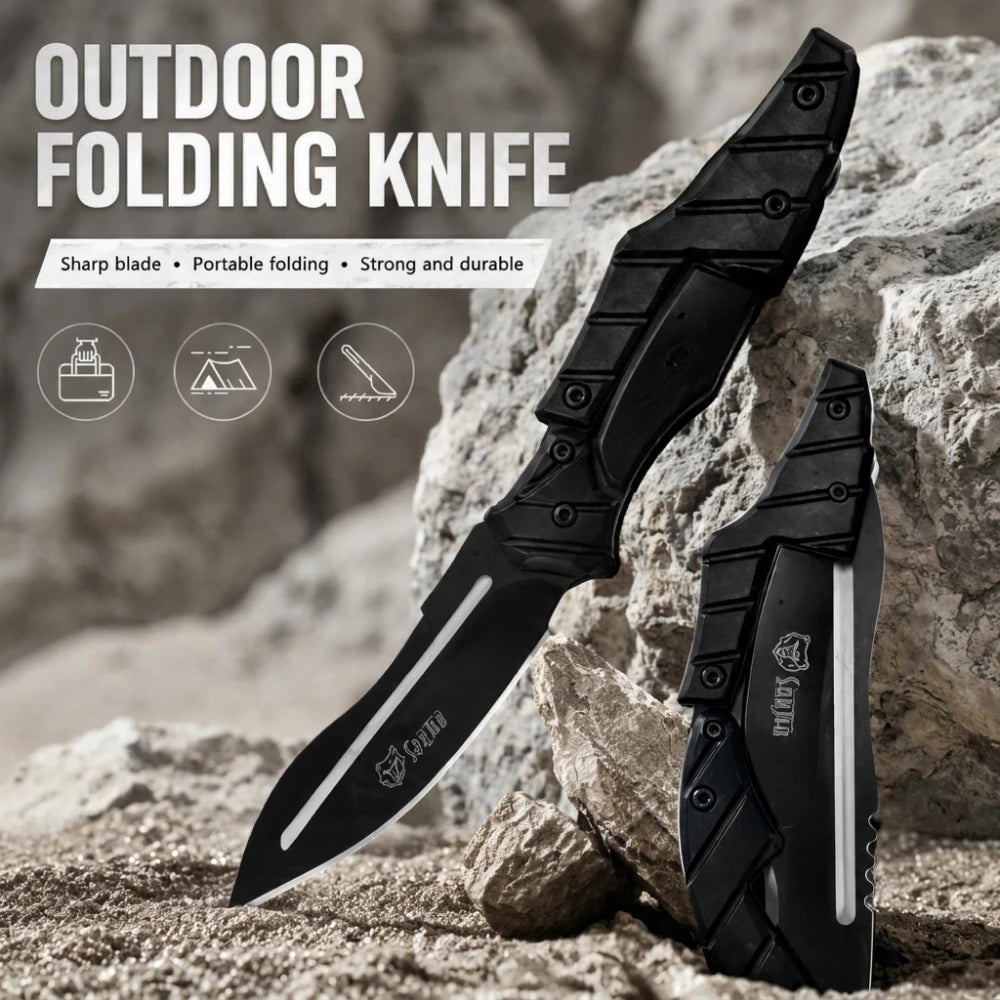 Stainless Steel Folding Pocket Knife – Camping & Kitchen Folding Pocket Knife Axl
