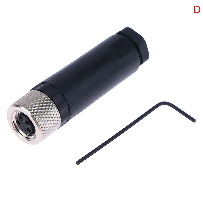 M8 Waterproof Sensor Connector – 3 & 4 Pin Male Female Plug Sensor Connector Axl 4Pin Female