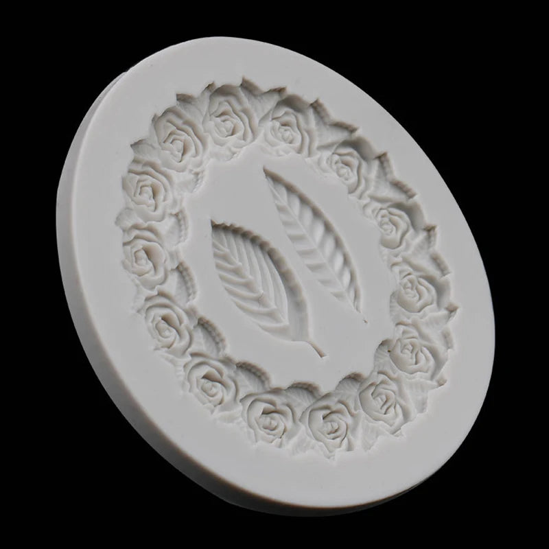 Rosette Leaf Silicone Mold – Cake, Chocolate & Resin DIY Silicone Baking Mold Axl
