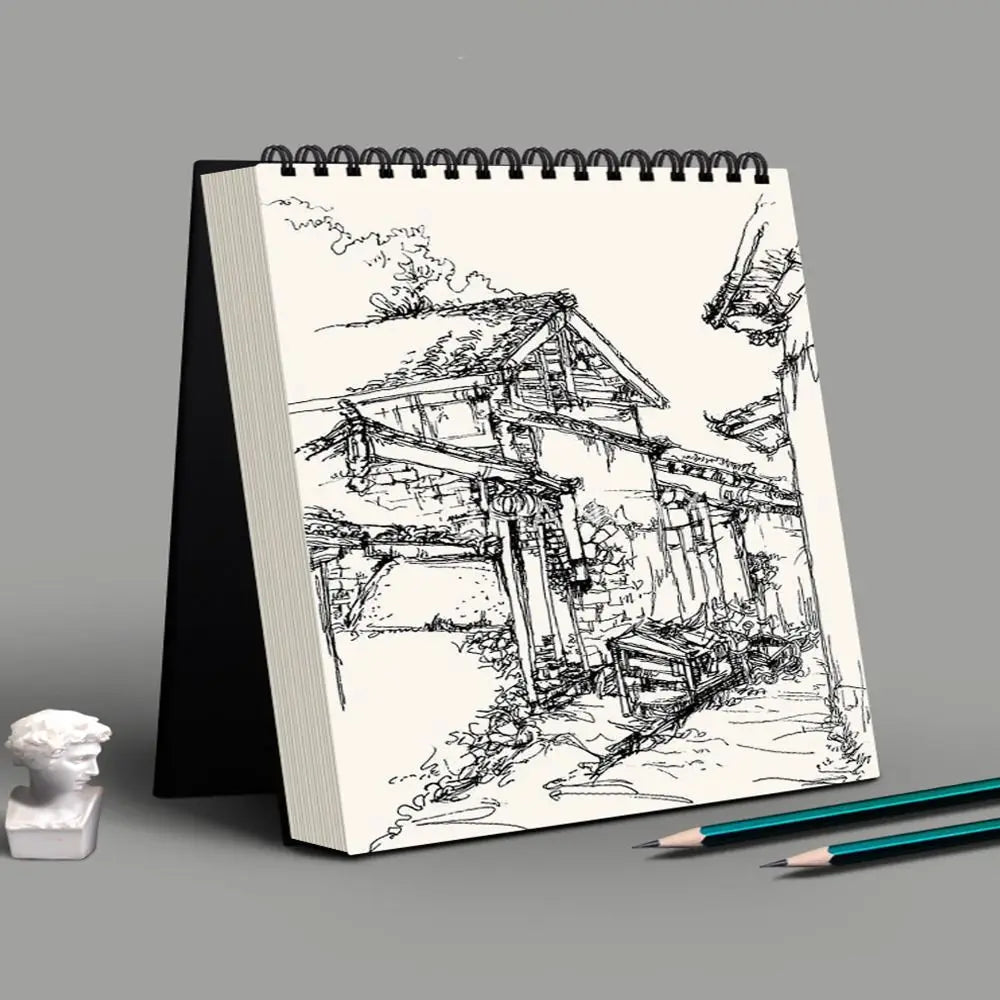 Spiral Sketchbook 30 Sheets A4/A5/A6 – Acid-Free Drawing Pad Spiral Sketchbook Axl