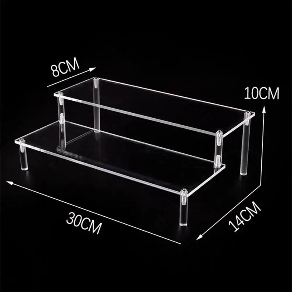 Acrylic Ladder Display Stand – Figurine, Doll & Makeup Shelf Acrylic Display Stand Axl