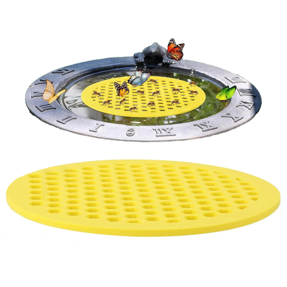 Floating Bee Island Waterer – Honeycomb EVA Drinking Tray Bee Waterer Tray Axl
