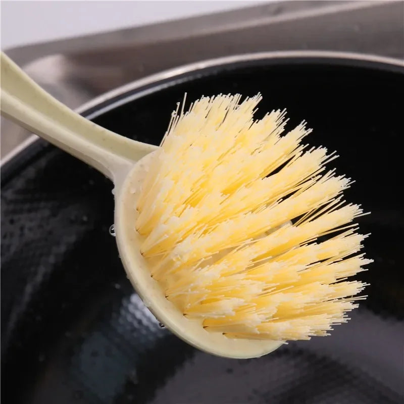 Long Handle Dish Brush – Pot & Pan Kitchen Cleaning Brush Kitchen Cleaning Brush Axl