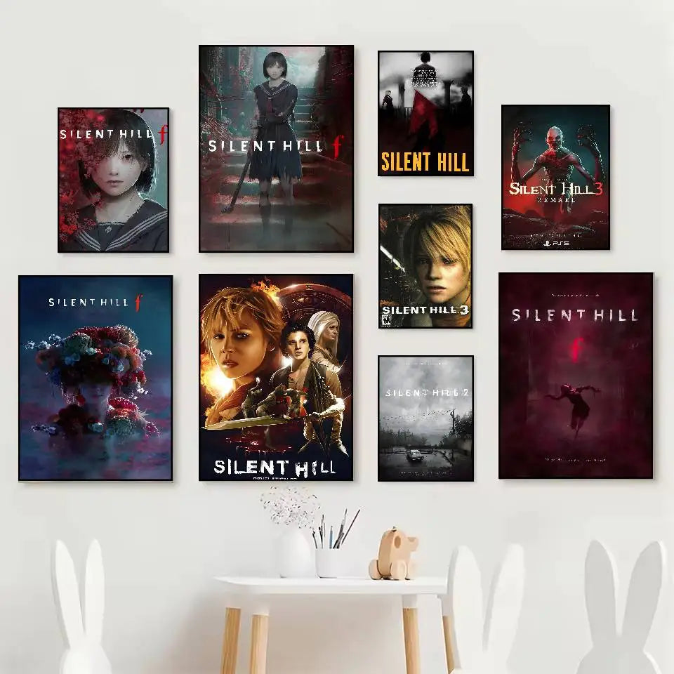Silent Hill 3 Game Poster – HD Self-Adhesive Waterproof Wall Art Wall Art Poster Axl