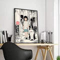 T-Takopis Original Sin Anime Canvas Wall Art | Unframed Poster Canvas Wall Art Axl Black1 40X50cmFrameless