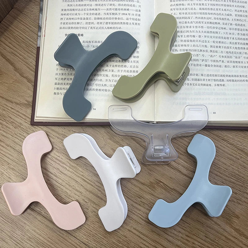 Frosted Transparent Book Page Holder Clip & Desk Memo Clip Book Page Holder Axl
