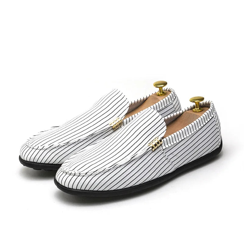 YBQJOO Men's Slip-On Loafers – Lightweight Breathable Flats Men's Loafers Axl