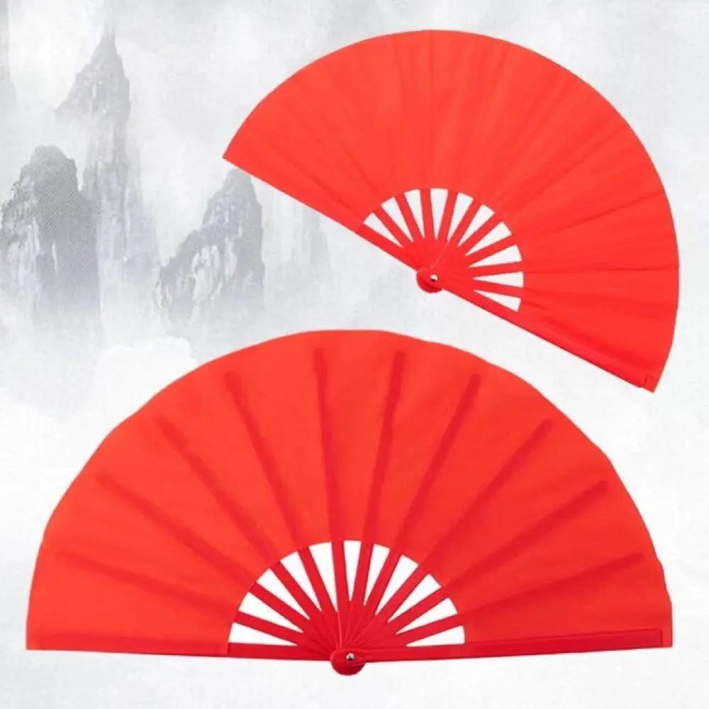 Chinese Tai Chi Kung Fu Folding Fan – Silk, 28/34cm Gift Fan Folding Performance Fan Axl