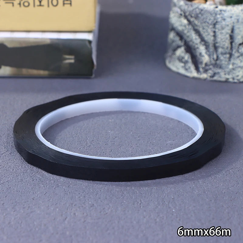 Whiteboard Grid Tape 3/6/10mm 66M – PET Pinstripe Line Tape Whiteboard Gridding Tape Axl 6MM Black