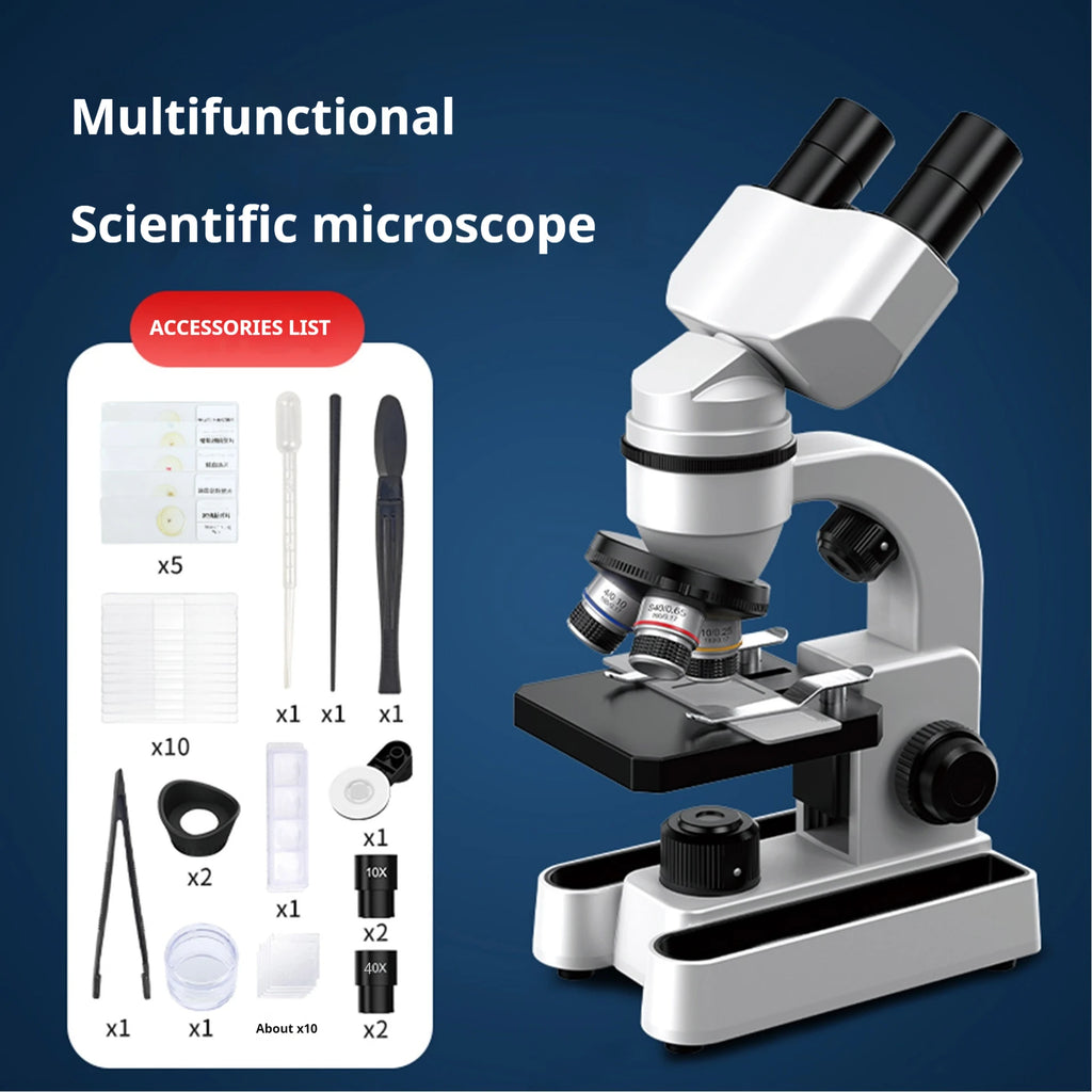 40X–1600X Binocular Biological Microscope for Students Binocular Microscope Axl 1