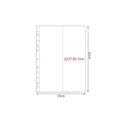 A4 Kpop Binder Refill Sheets – 10 Pc Multi-Pocket PP Sleeves Binder Refill Sleeves Axl Vertical 2 grids
