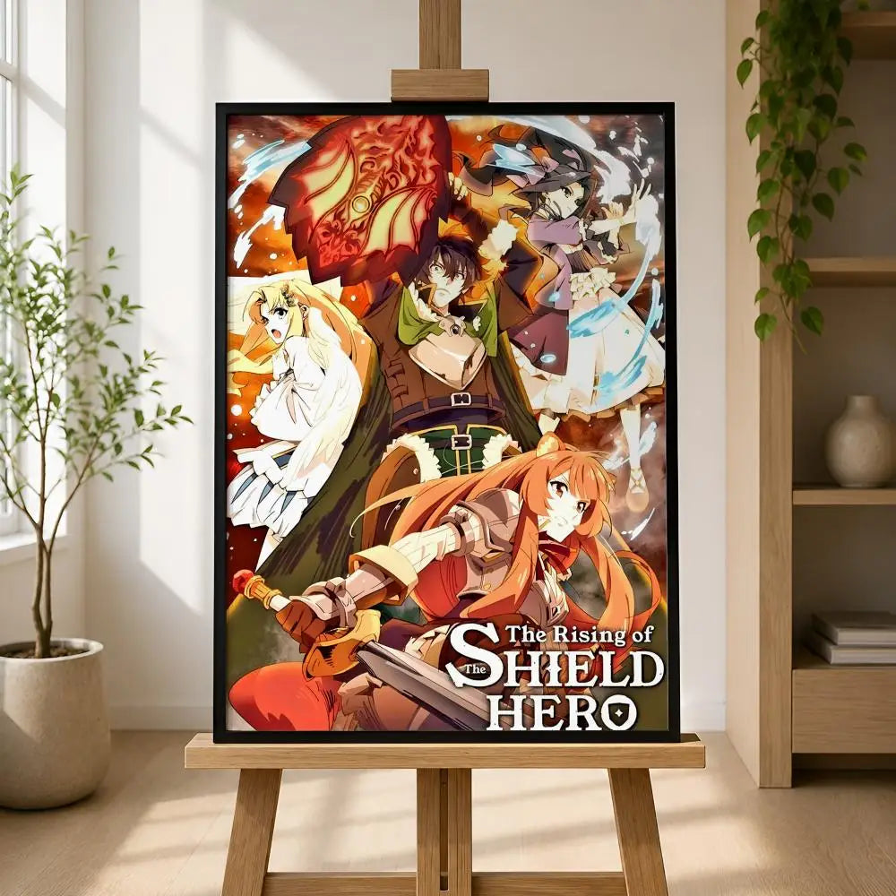 Rising of the Shield Hero Anime PVC Wall Poster | Peel & Stick Anime Wall Poster Axl