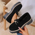 Women's Retro Loafers | British Style Thick Heel Slip-On Shoes Women's Loafers Axl black 42