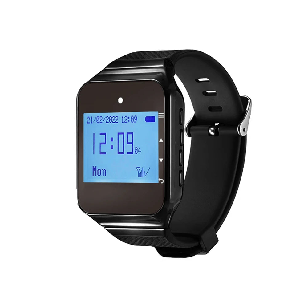 Wireless Waiter Calling System – Pager Watch & Call Button Wireless Pager System Axl