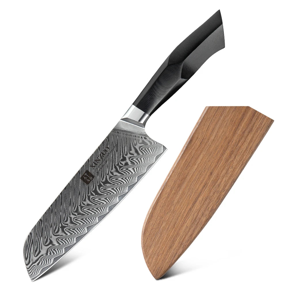 XINZUO Walnut Wood Knife Sheath – Chef, Santoku & More Wooden Knife Sheath Axl
