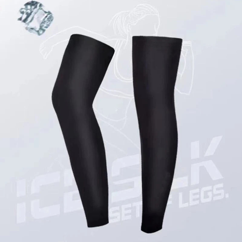 2-Pack Full Leg Compression Sleeves – Men & Women, One Size Compression Leg Sleeves Axl