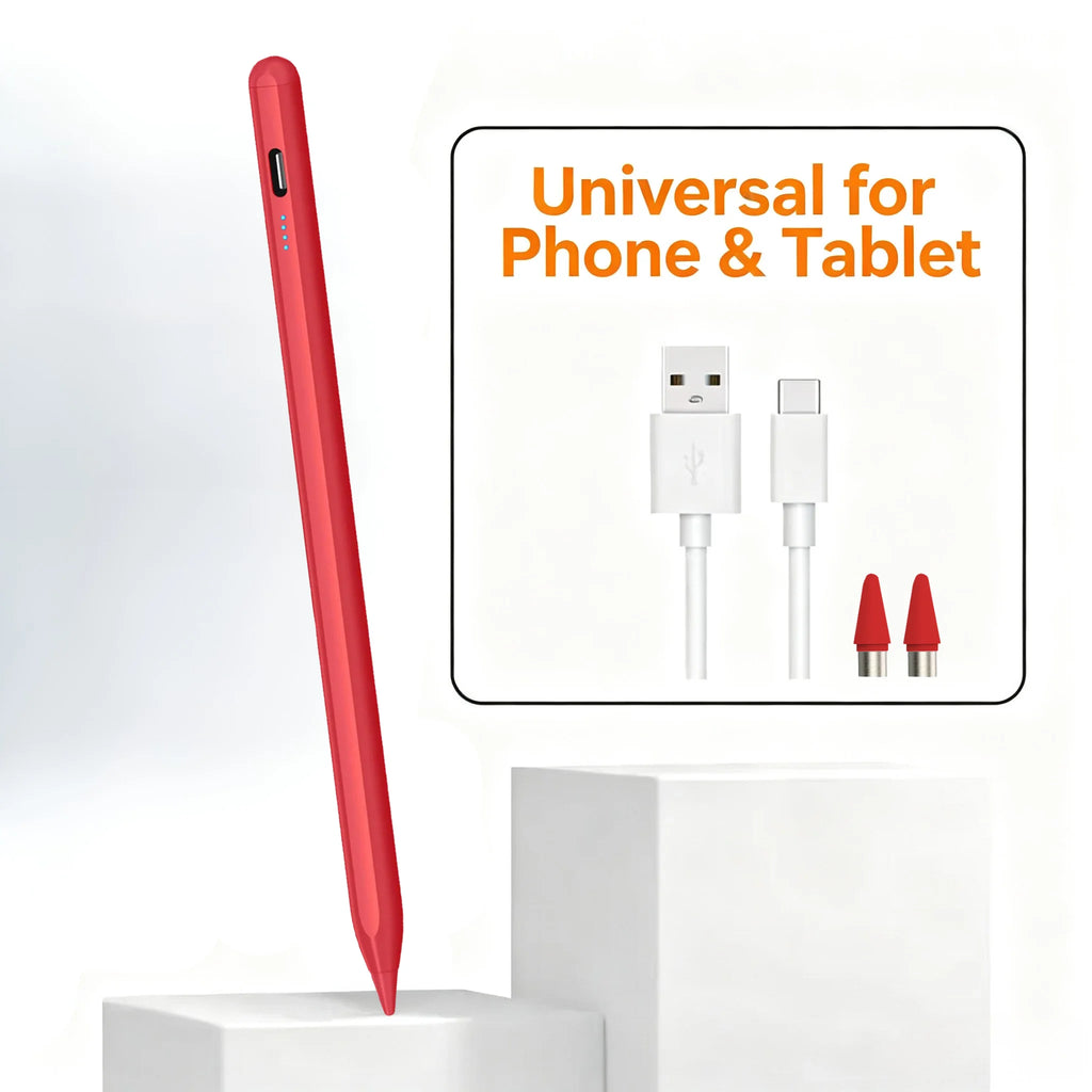 Universal Stylus Pen – Android, iOS & Windows Tablets Touchscreen Stylus Pen Axl ZP4-red