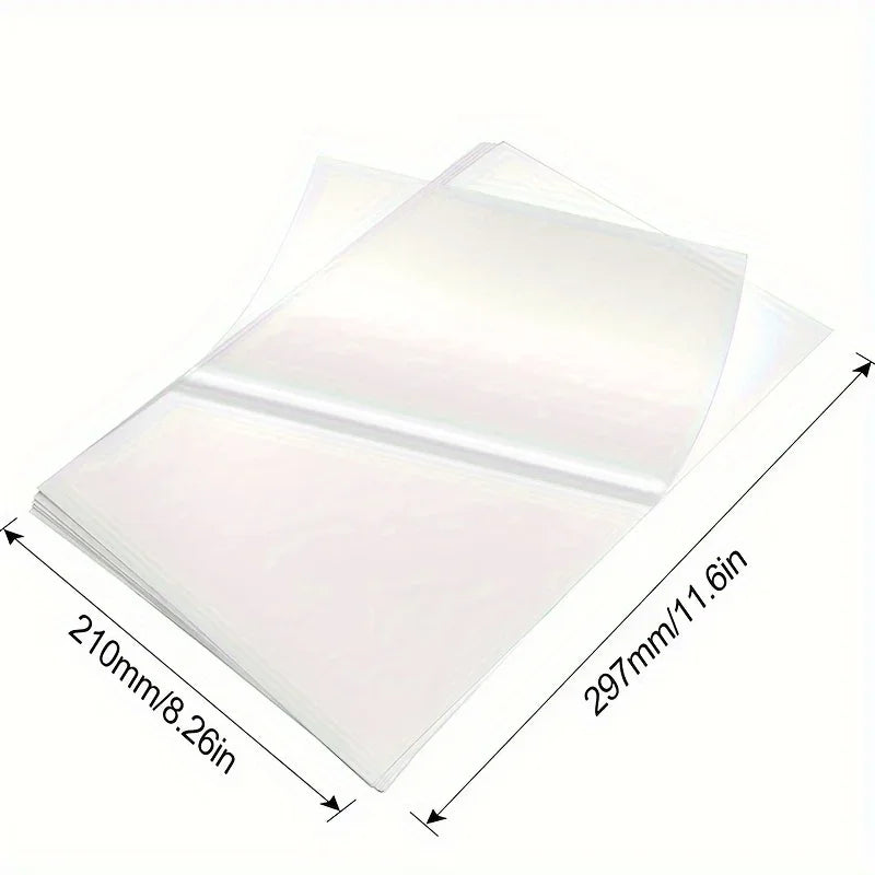Clear Glossy Printable Vinyl Sticker Paper – Inkjet & Cricut Printable Sticker Paper Axl
