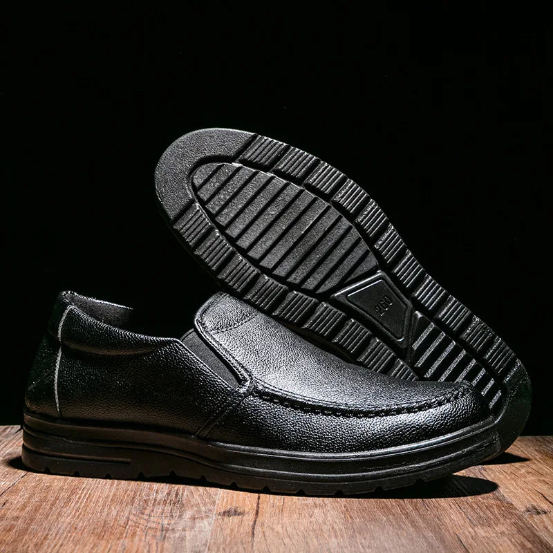 YBQJOO Men's Slip-On Loafers – Breathable Flat Casual Shoes Men's Slip-On Loafers Axl