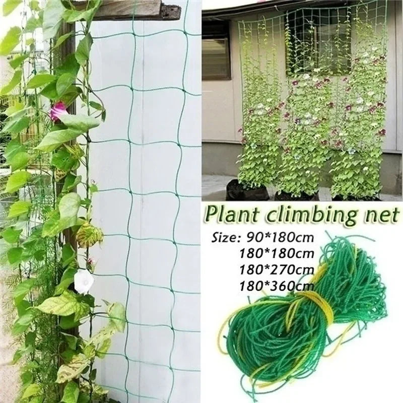 Garden Trellis Netting – Heavy-Duty Nylon Plant Climbing Net Garden Trellis Net Axl